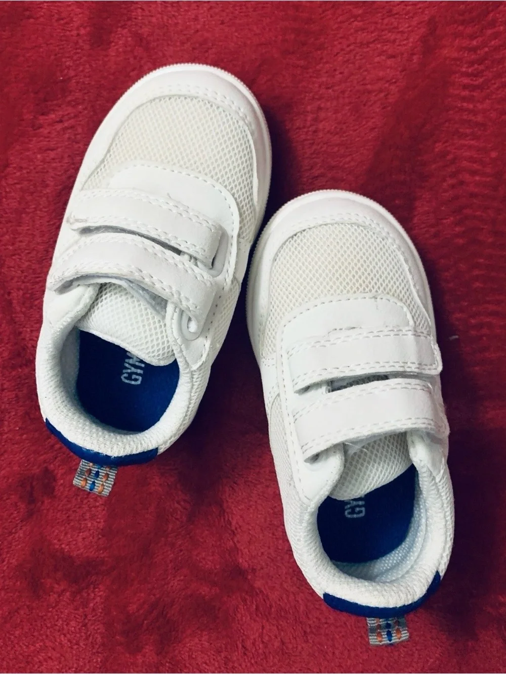 Gymboree Boys Girls White Sneakers Size US 5 New